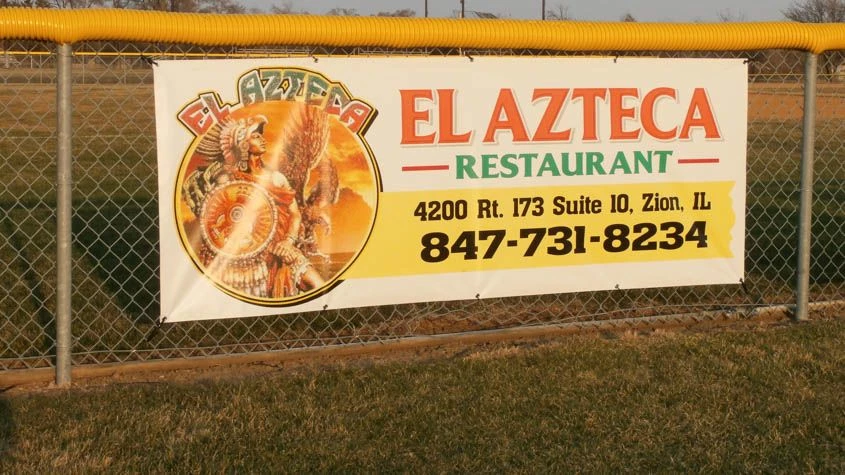 Sponsorship banner for Zion-Benton Baseball