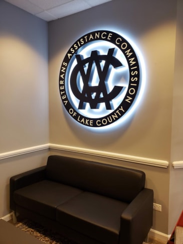 LED Illuminated Lobby Sign