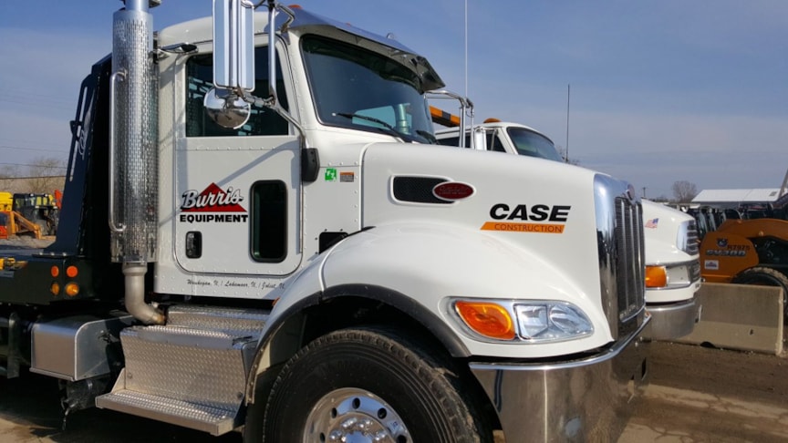 Semi truck lettering
