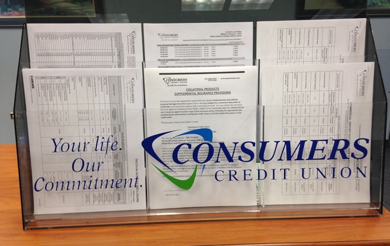 Custom Acrylic Brochure Rack