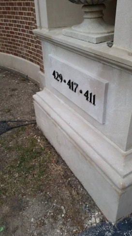 Cast Bronze Address Numbers