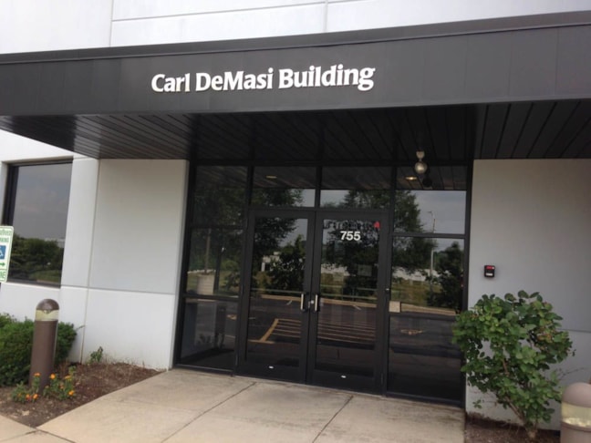 Fabricated Stainless Steel Letters on Fascia