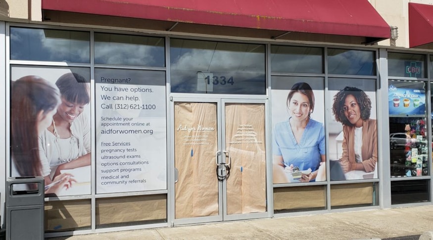 Perforated Window Decals Allow People Inside To See Out
