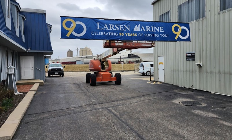 Outdoor Banner to Celebrate Anniversary