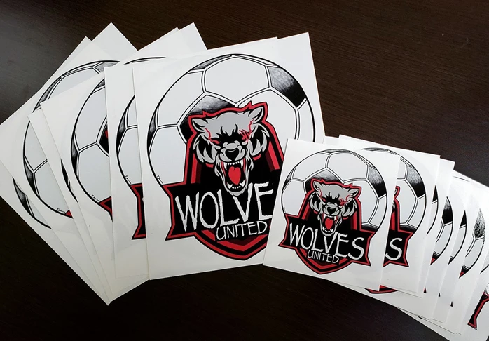 Decals for a Local Soccer Club