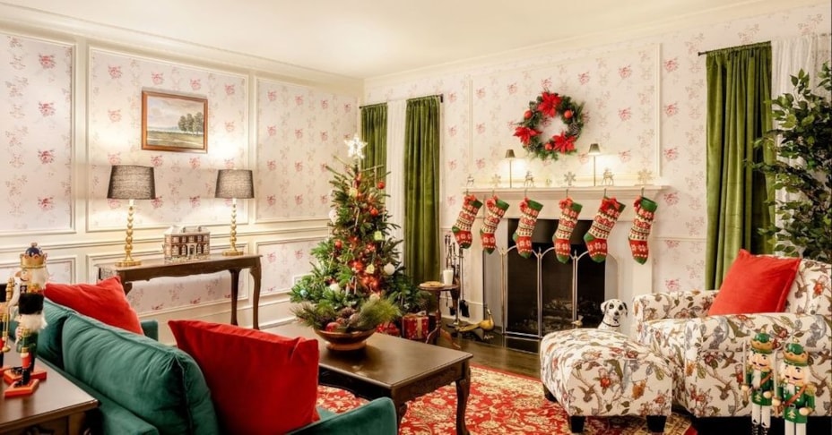 Custom Printed Temporary Wall Covering for House from movie Home Alone