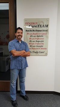 Houston area senior health care organization creatively displaying its team motto