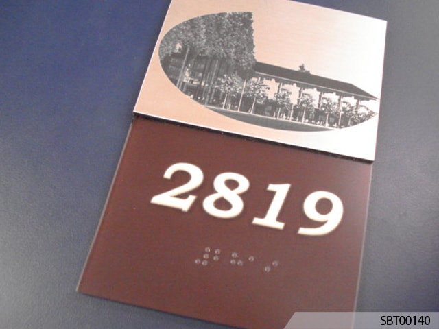 Disability and Wayfinding Building Suite Hotel Hospitality Room signage in Houston, TX