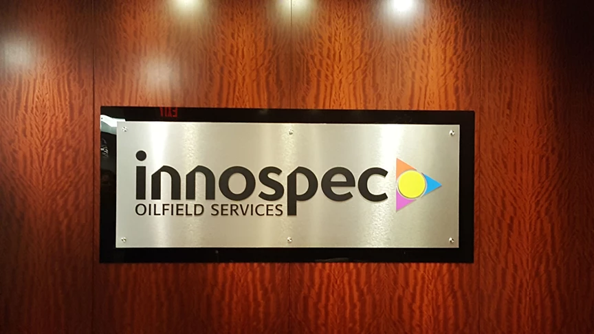 Dimensional Signage for Innospec Oil Field Services