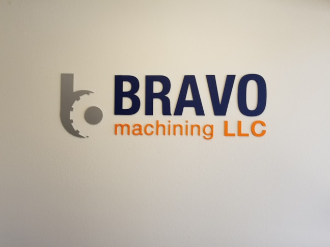 Painted Interior Acrylic Logo and Lettering Houston 