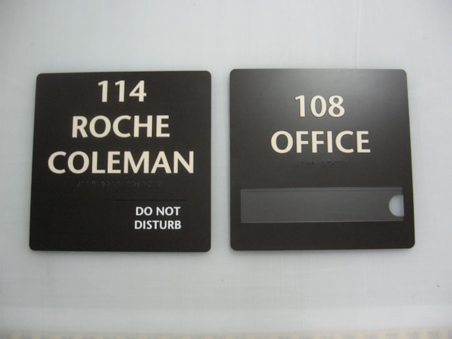 Basic 2 Ply ADA Signage (Includes Insert)