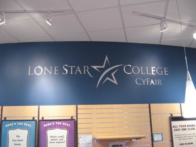 Interior Logo and Reception Custom Signage for Houston Business