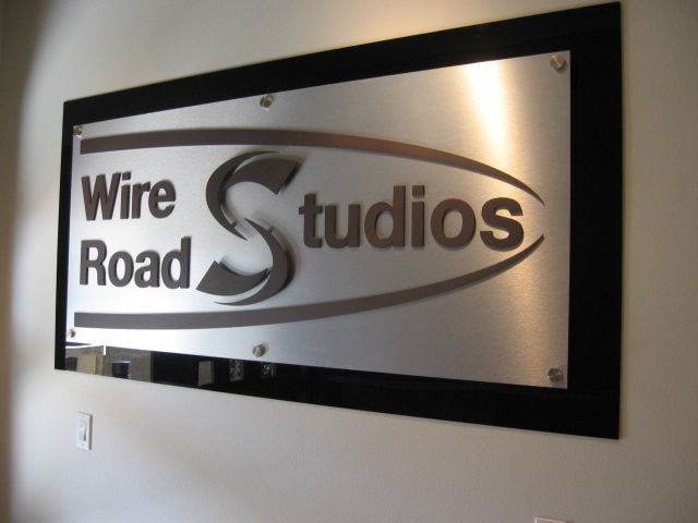 Interior Logo and Reception Custom Signage for Houston Business