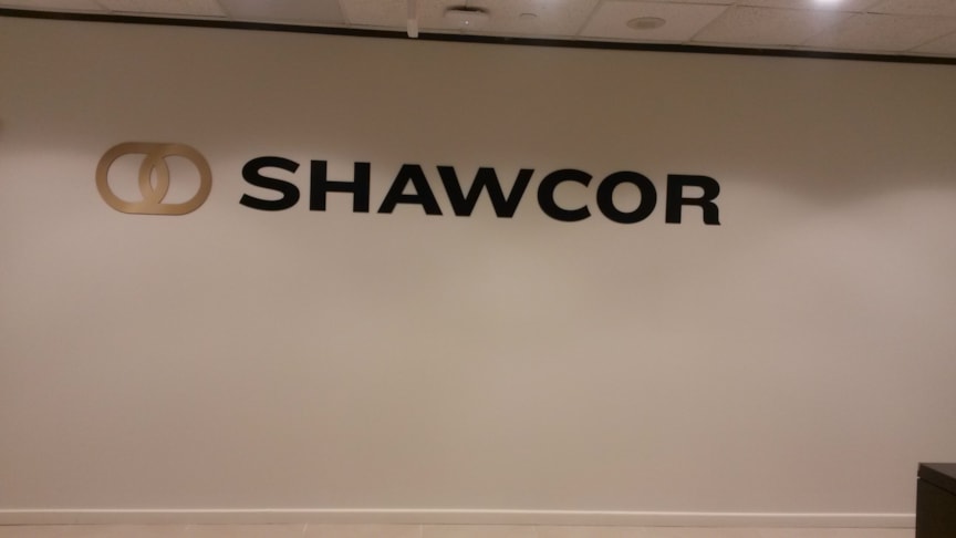 Interior Logo and Reception Custom Signage for Houston Business