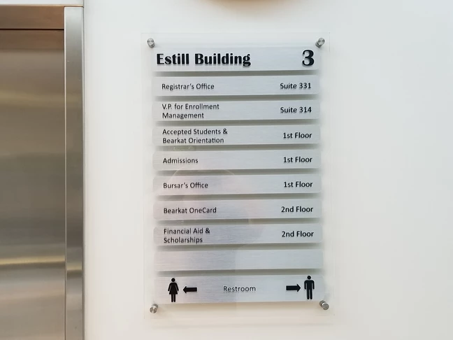 Directory and Wayfinding Signage | School, College, & University Signs