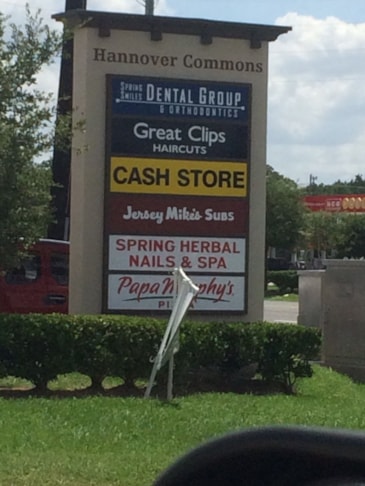 Lighted Stucco Multi Tenant Sign for Houston Retail Center