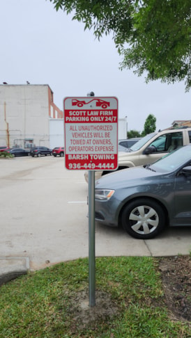 Parking Lot Signs