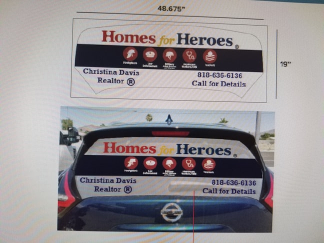 Window Graphics for Real Estate Firm