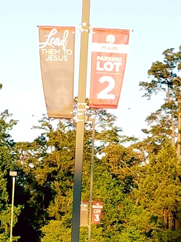 Church Pole Banners The Woodlands