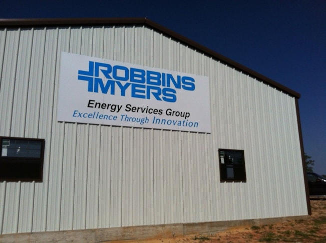 Houston Building Signage Metal 