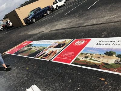 Large Format fence banners for St. Andrews School