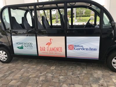 Vehicle Graphics for Hilton Garden