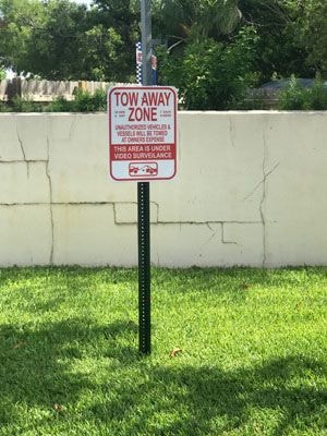 Tow Away Signage for the Boca Raton Chamber of Commerce