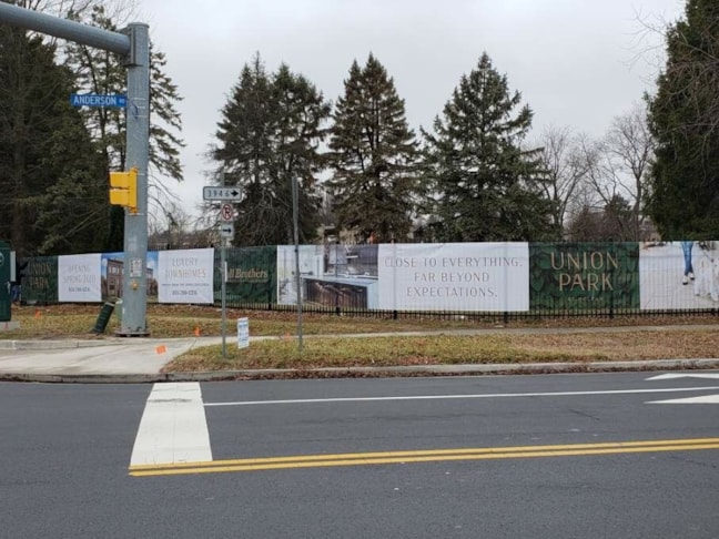 Our friends at Toll Brothers needed some large mesh banners, one of them being 85 x 5. A great way to display a new neighborhood being developed!