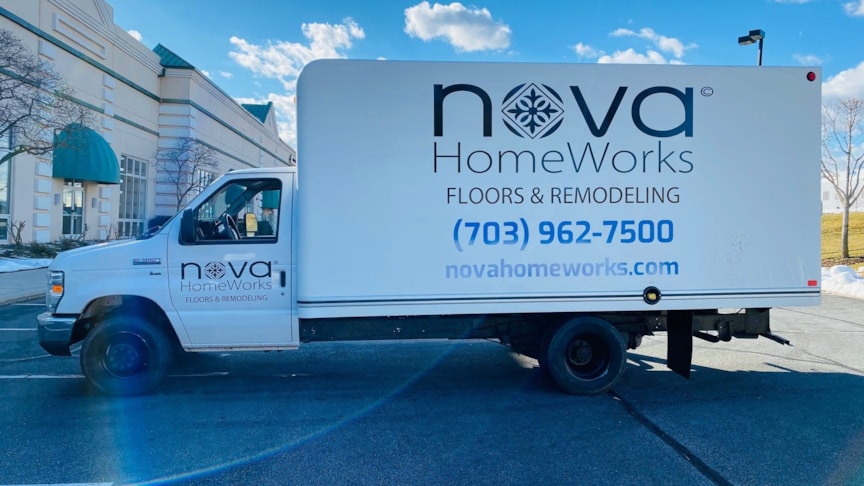 NOVA HomeWorks got a new fleet vehicle and needed their information displayed. We can make sure your business is visible on any vehicle you have!