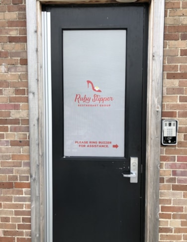 Window Graphics for Ruby Slipper Restaurant