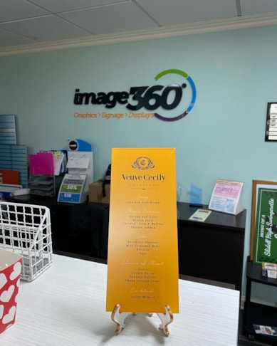 Menu Signs & Price List Signage | Bars, Entertainment Venues