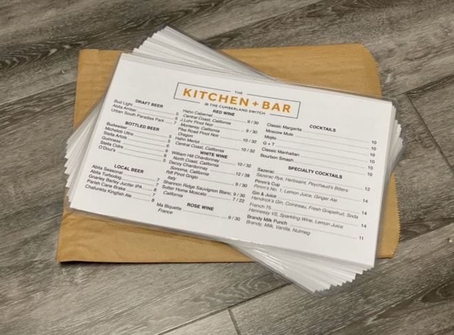 Menu Signs & Price List Signage | Restaurants & Foodservice