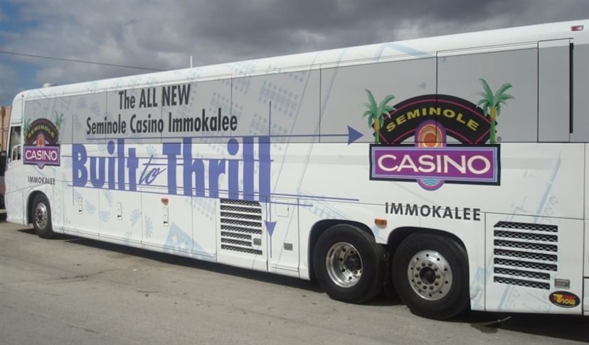 Full wrap of touring bus. Includes Perforated window vinyl.