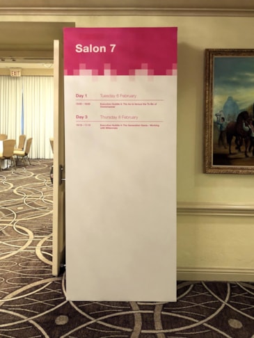 Convention and Exhibit Signs