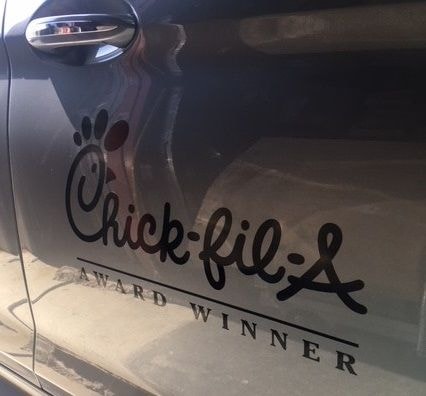 Car Vinyl for Chickfila in Ontario, CA