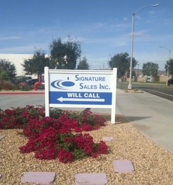 Post and Panel Double sided for Signature Sales Corona, CA