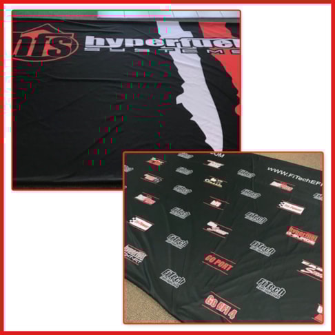 10 & 20 Foot Trade Show Backdrop for FiTech Fuel Injection in Riverside, CA