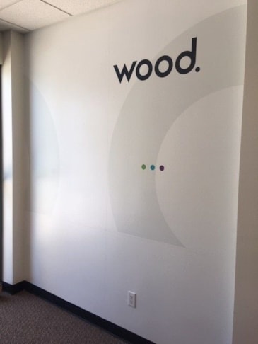 CUSTOM WALL GRAPHICS FOR WOOD ENVIRONMENTAL RIVERSIDE, CA