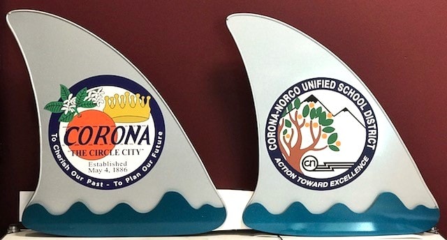 Custom chloroplast handheld sign for Santiago High School, Corona, CA-Image360 Corona