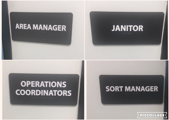 Custom ADA signs for FedEx Arcadia location, Image360Corona