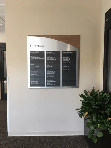 Directory and Wayfinding Signage | Hospital & Healthcare Signs