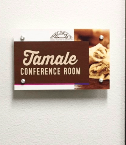 Indoor Sign for Del Rey Foods 