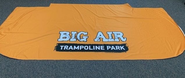 Table throw for Big Air Trampoline Park in Corona, CA