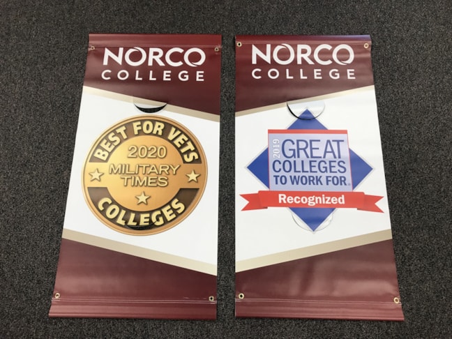 Street Pole Banners for Norco College 