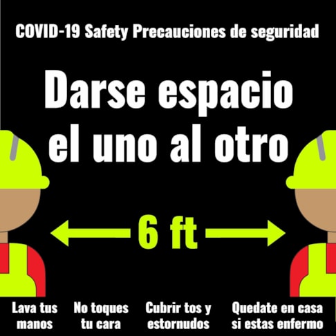 COVID-19 Signage in Spanish from Image360 Corona