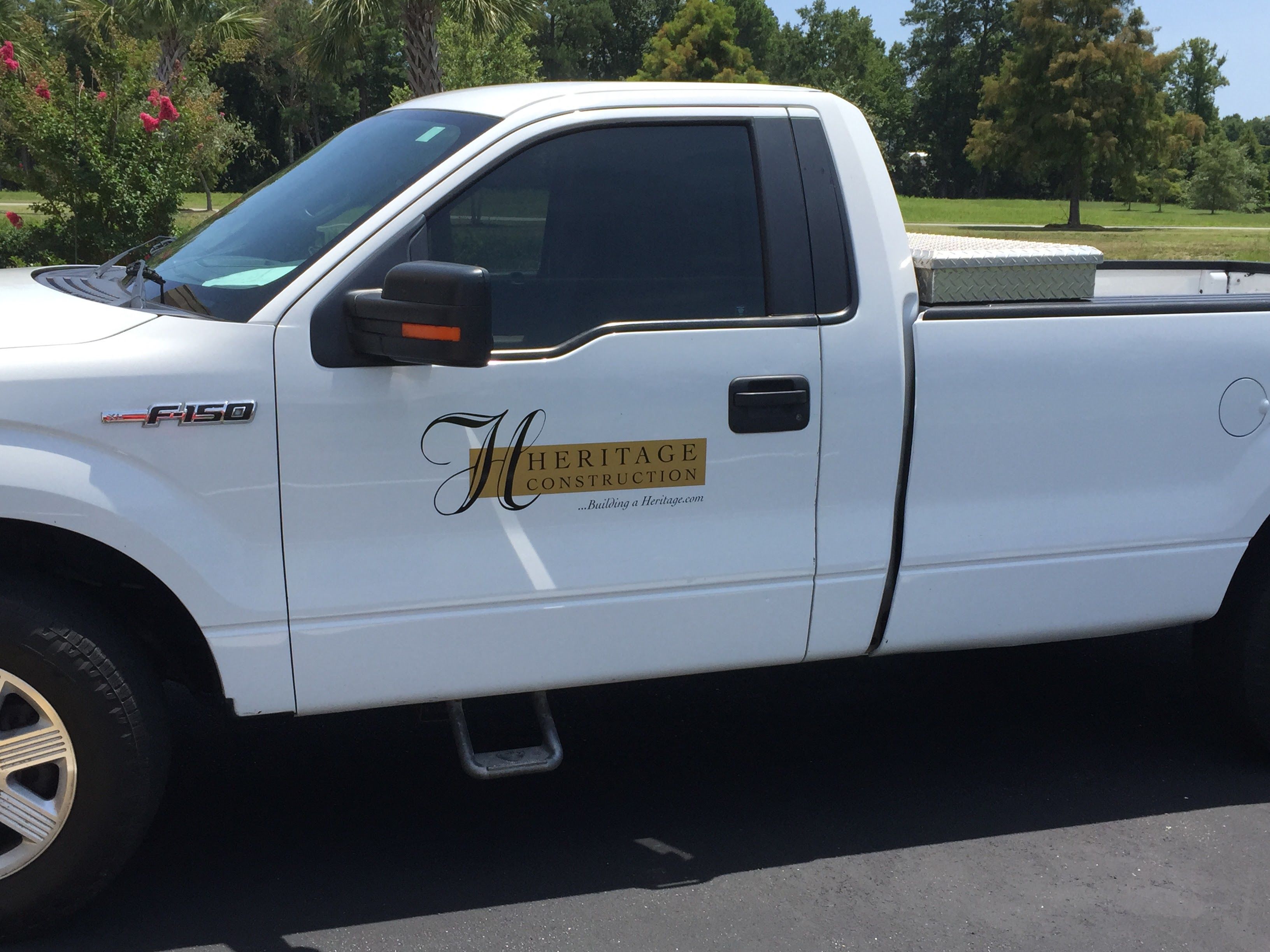 Heritage Construction Truck Decal