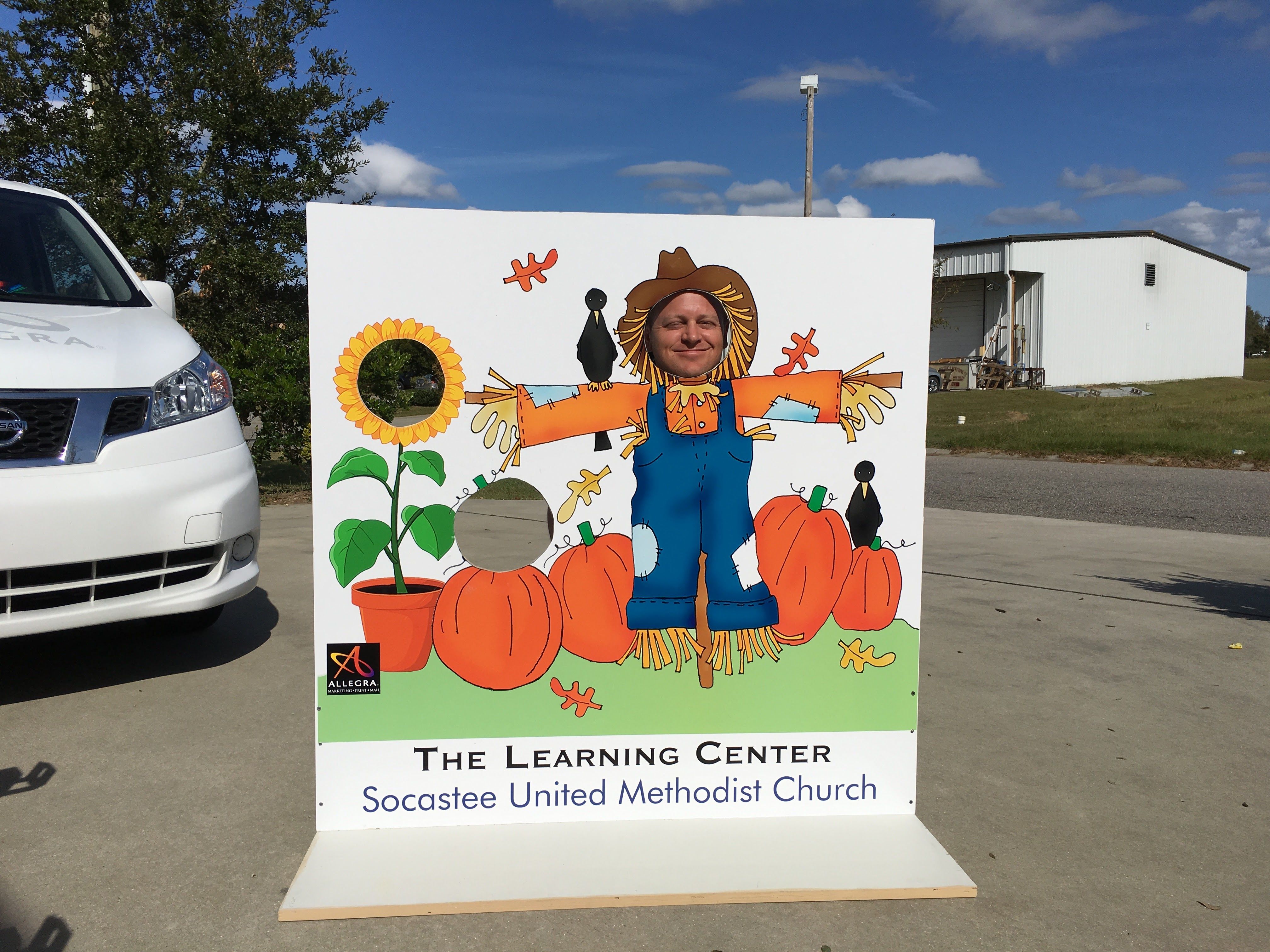 Socastee United Methodist Church Wooden Cut-out Sign