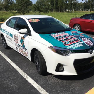 Sparks Toyota Giveaway Car Decal