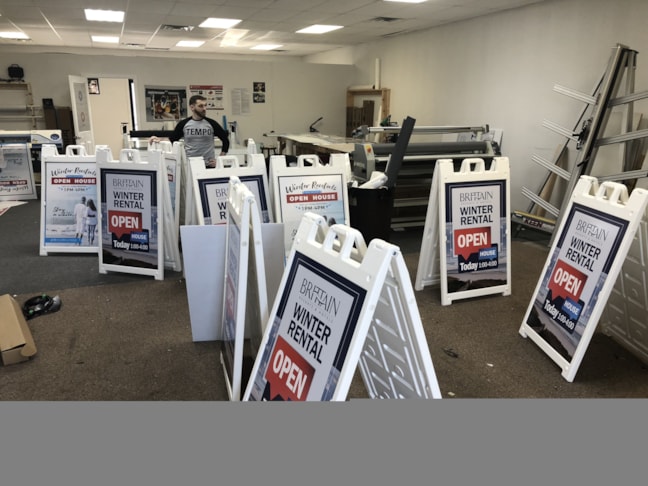 A-Frame Signs & Sidewalk Signs in [city]