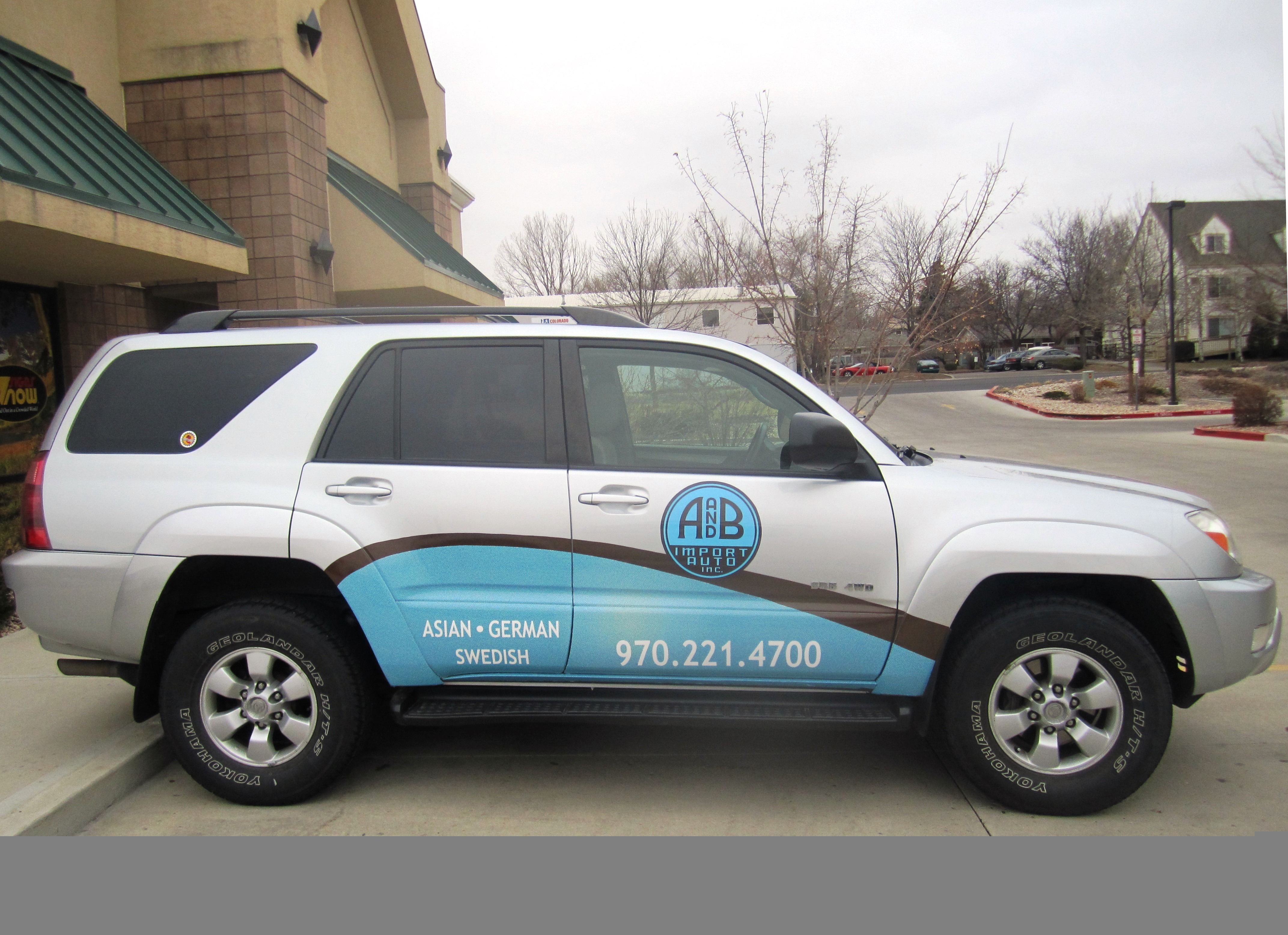 Partial Vehicle Wrap - A&B Import Auto - Fort Collins, CO